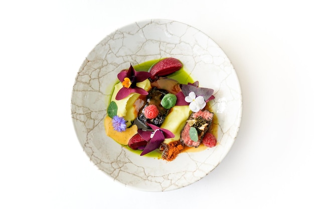 Тарелка с домашним блюдом